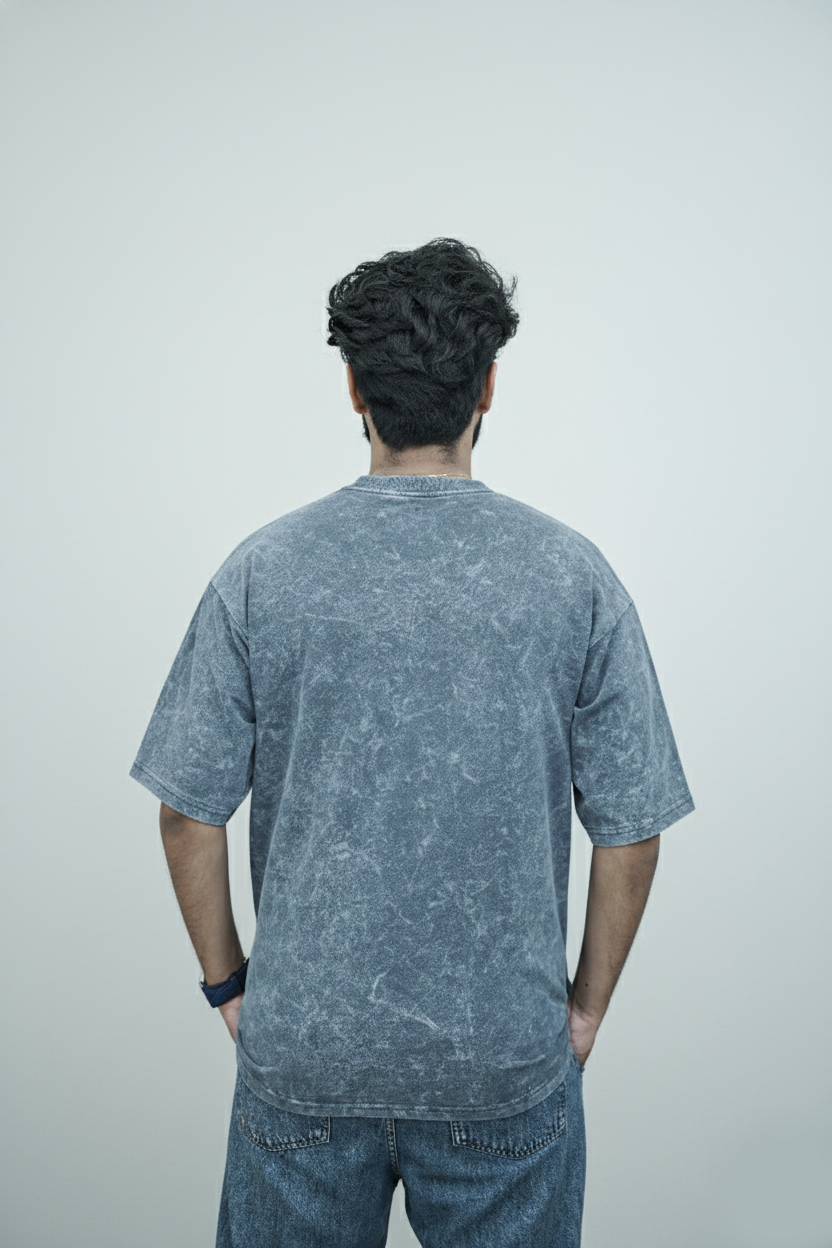Acid wash T-shirt