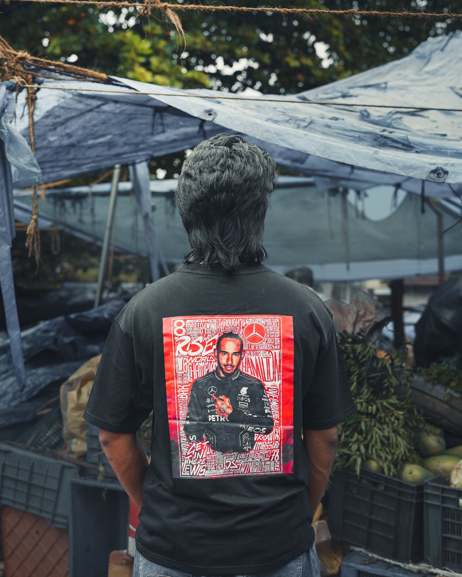 Oversized T-shirt- Black