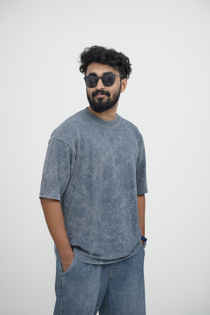 Acid wash T-shirt