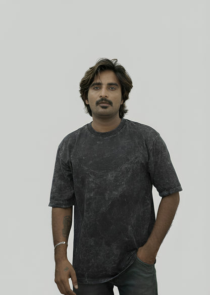 Acid wash T-shirt