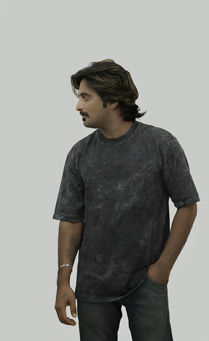 Acid wash T-shirt